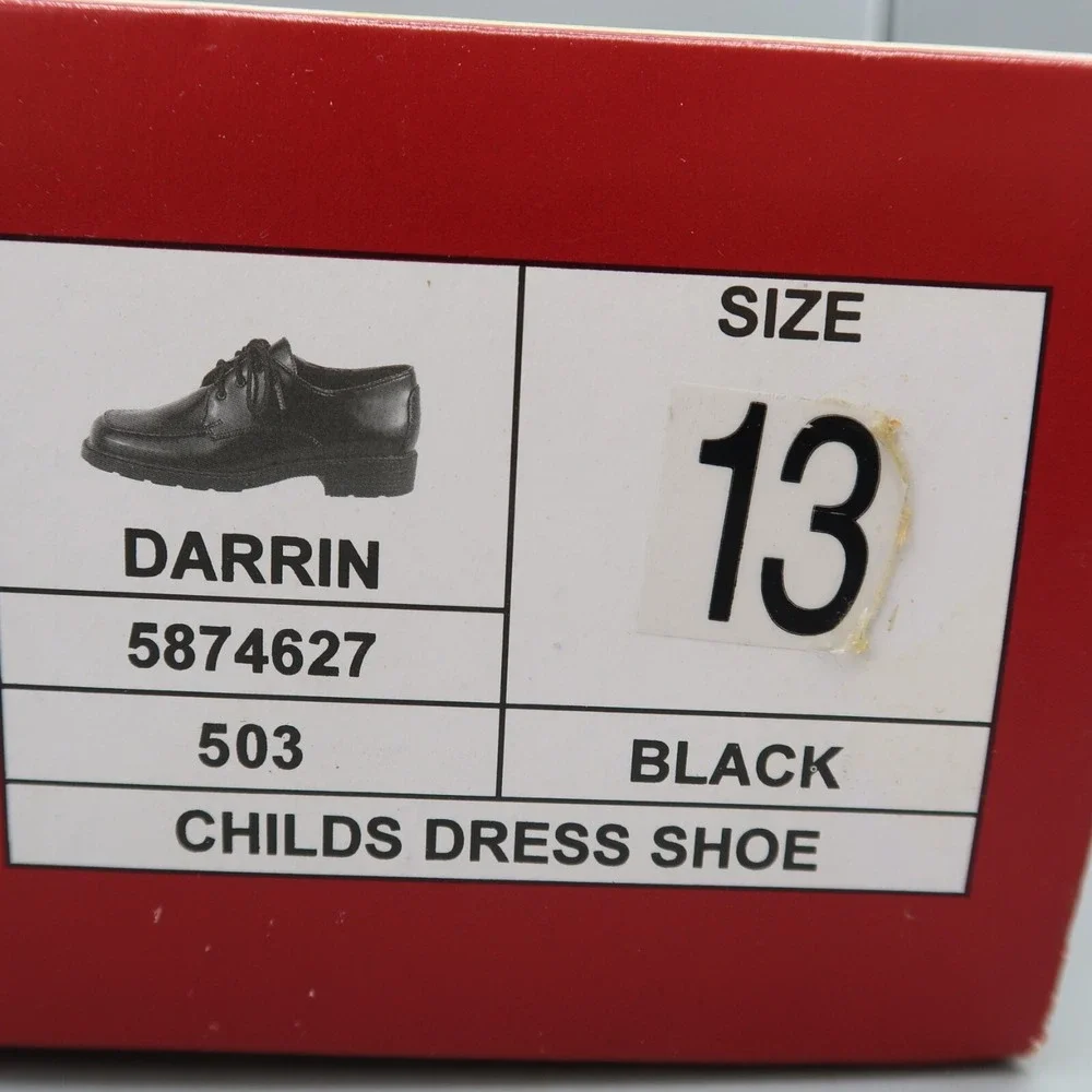 Faded Glory  Tie Darrin Childs Black Lace Up Round Toe Dress Shoes Size 13
